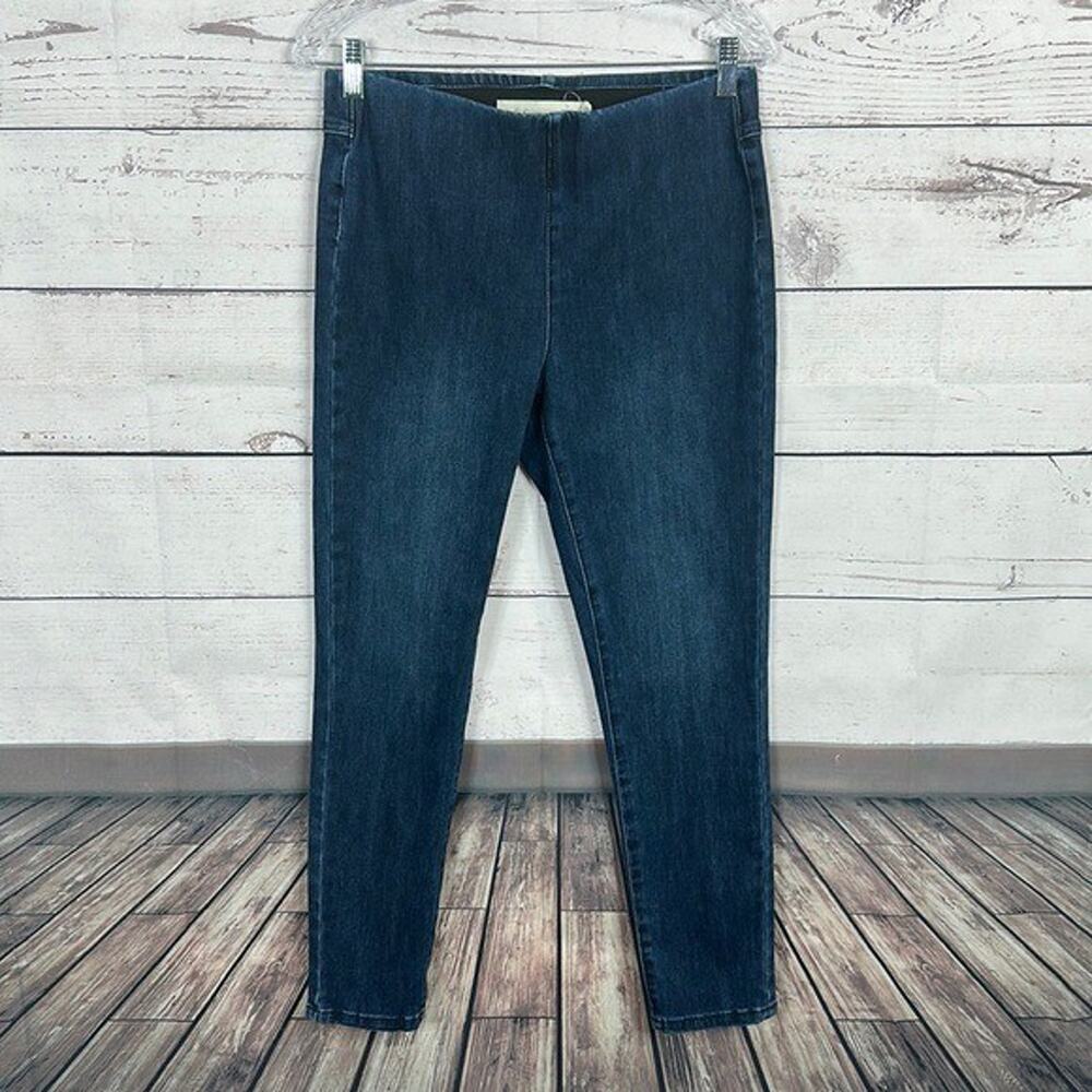 Soft Surroundings Jeans Womens Small Blue Denim Jegging High Rise Pull on